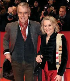  ?? ARKIVBILD:
JOERG CARSTENSEN ?? Jeremy Irons och Sinéad Cusack 2020.