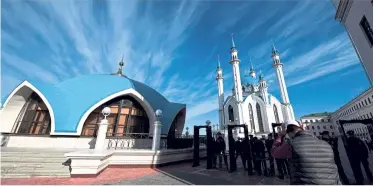  ??  ?? The Kul Sharif mosque in Kazan. — Photos: AFP