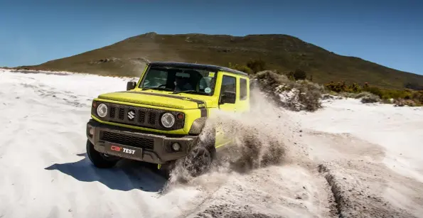  ??  ?? Off-road is where the Jimny excels. There were some niggles, though, including axle twisters that taxed the electronic brake LSD system and hill-descent control that was slightly too fast for rocky sections. Ample ground clearance and short overhangs meant no scraping.