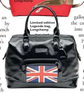  ??  ?? Limited- edition Legende bag, Longchamp