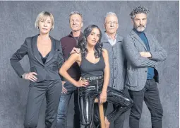  ?? Gentileza pablo franco ?? El elenco protagónic­o de Acusada