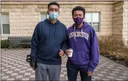  ?? SUBMITTED PHOTO - ERICA THOMPSON ?? The pandemic hasn’t stopped brothers Simeon Elias and Nebiyou Elias from attending West Chester University together.
