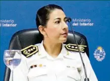  ?? ?? POLICÍA.
Angelina Ferreira es la directora de Políticas de Género.