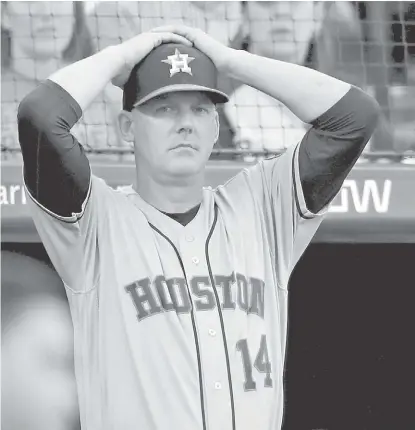  ?? AP ?? A.J. Hinch, el principal implicado en el robo de señales de los Astros.