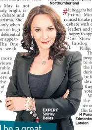  ??  ?? EXPERT Shirley Ballas