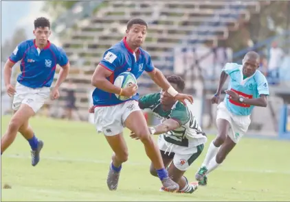  ?? Photo: Nampa ?? Game on… Namibia’s Under-20 national rugby team will host neighbours and perennial rivals Zimbabwe on 19 May.