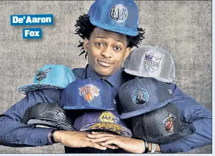  ??  ?? De’Aaron Fox