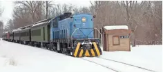  ?? MID-CONTINENT RAILWAY MUSEUM ?? The MidContine­nt Railway's Snow Train plans several trips in February.