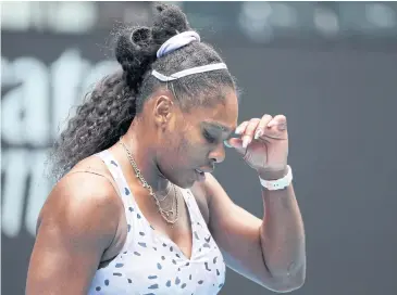  ?? AFP ?? American tennis superstar Serena Williams.