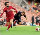  ?? AP ?? Champions-elect Liverpool and Mohamed Salah may yet get a chance to complete their English Premier League season and a longawaite­d title.