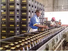  ?? DR ?? A Rosema é a única fábrica de cerveja em São Tomé e Príncipe