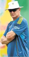  ??  ?? BEEN THERE, DONE THAT: Proteas assistant coach Adrian Birrell