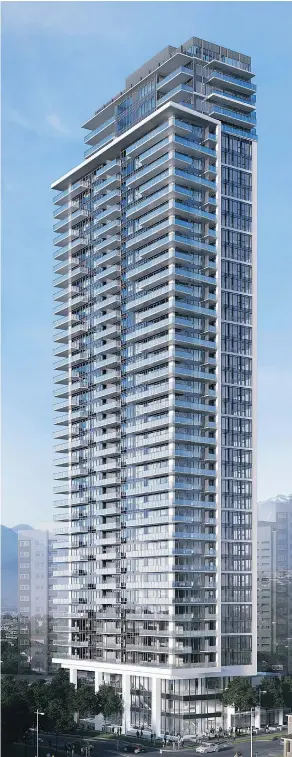  ??  ?? Sussex is a project from Townline in Burnaby. The project launched last month and sales were immediatel­y brisk.