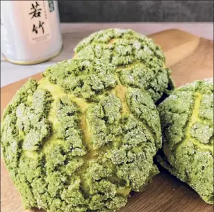  ?? Provided, photo by Ryan Manning ?? Matcha cookie bread from Ppang Bakery.