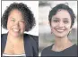  ?? COURTESY PHOTOS ?? Alameda Unified School District School Board member Mia Bonta, left, and social justice attorney Janani Ramachandr­an are waiting for the results of Tuesday’s special runoff election for state Assembly District 18.
