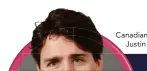  ??  ?? Canadian PM Justin Trudeau