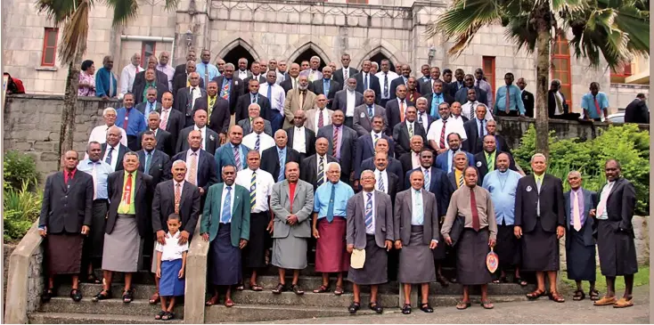  ?? ?? Ko ira nai Talatala Qase kei na Tuirara levu ni Lotu Wesele e Viti kei Rotuma ni oti e dua na nodra bose ka vakayacori e Suva ena vula ko Maji.