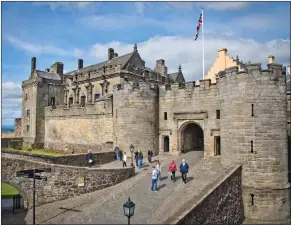 ??  ?? Stirling Castle, above, is one Scotland’s tourist attraction­s missing internatio­nal visitors