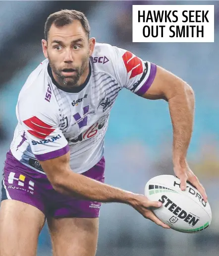  ??  ?? Cameron Smith is being headhunted by Hawthorn. Picture: BRETT COSTELLO