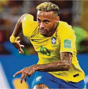  ?? EPA PIC ?? Neymar has yet to hit top form.