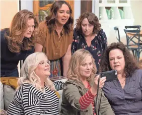  ?? COLLEEN HAYES/NETFLIX ?? “Wine Country” gathers a host of “SNL” alums for a girls’ trip in Napa.