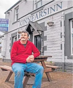  ?? Picture: Steve MacDougall. ?? Publican David Reekie has taken the difficult decision to close Kinnears Inn in Scone due to the lockdown and the uncertaint­y of what is to come for the bar trade.