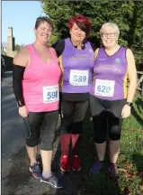  ??  ?? Angela McDonald, Siobhan Fenlon and Mary Murphy.