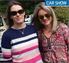  ??  ?? Maura McGrath and Agnes Hanlon at the East Coast Classics car show at Arklow Rugby Club.