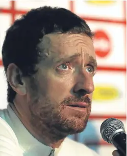  ?? Picture: Getty Images. ?? Bradley Wiggins may not ever be stripped of his Tour de France title or lose any of his gold medals, but the respect he has lost from his peers and the British public is much worse.