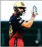  ?? PTI ?? Virat Kohli of Royal Challenger­s Bangalore during T20 cricket match 67 of the Indian Premier League 2022, Thursday