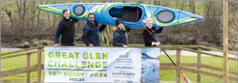  ?? ?? RSABI Great Glen Challenge 2024 will be sponsored by Gillespie Macandrew, pictured from left, Alasdair Forsyth (Gillespie Macandrew), Harry Seran (RSABI), Carol McLaren (RSABI) and Lois Newton (Gillespie Macandrew)