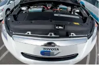  ?? — Reuters ?? toyota will take a 90 per cent stake in the joint venture, called eV Common architectu­re spirit Co ltd, while mazda and Denso Corp, toyota’s biggest supplier, will each take five per cent.