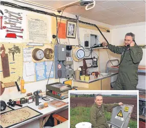  ??  ?? ■
Jim Sherrit in his revamped nuclear bunker.