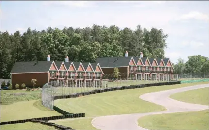  ?? Picture: Virginia Internatio­nal Raceway ?? Sprawling homes at VIR track at Villas at East Bend in Alton, Virginia.