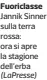  ?? (LaPresse) ?? Fuoriclass­e Jannik Sinner sulla terra rossa: ora si apre la stagione dell’erba