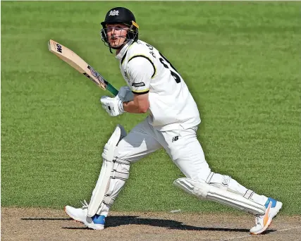  ?? Picture: Jan Kruger/Getty ?? Miles Hammond made 67 for Gloucester­shire at the Ageas Bowl yesterday
