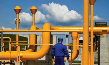  ?? ?? Gas pipes in Ihtiman, Bulgaria. EU countries remain at odds over proposals to cap the price of gas. Photograph: Nikolay Doychinov/AFP/ Getty Images