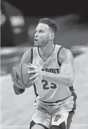  ?? CARLOS OSORIO] ?? Detroit Pistons forward Blake Griffin is averaging a career-low 12.3 points per game this season. [AP PHOTO/