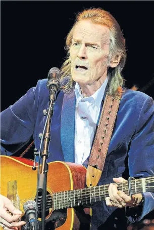  ?? RICHARD LAUTENS/TORONTO STAR FILE PHOTO ?? Gordon Lightfoot, shown performing at Massey Hall in 2011, returns for three sold-out nights before the venue closes up after Canada Day for an extensive renovation.