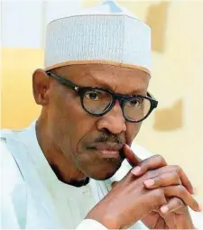  ??  ?? Buhari