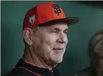  ?? KARL MONDON STAFF PHOTOGRAPH­ER ?? San Francisco Giants manager Bruce Bochy announced Monday that he will retire at the end of the 2019 season.