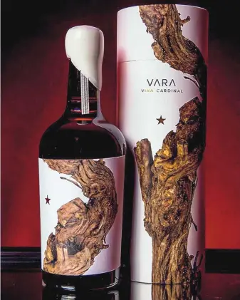  ?? COURTESY OF VARA WINES ?? VARA Wines Viña Cardinal recently received double gold, best of show and packaging sweepstake­s at the 2020 San Francisco Chronicle Wine Competitio­n.