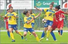  ??  ?? Vue de match féminin du MFC