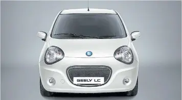  ??  ?? Geely LC. Este citadino de origen chino tiene la variante más barata del mercado ($ 209.900).