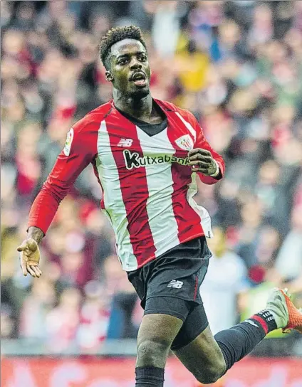  ?? FOTO: JUAN ECHEVERRIA ?? Iñaki Williams, protagonis­ta absoluto en el triunfo liguero del Athletic contra el Sevilla en San Mamés