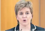  ??  ?? Nicola Sturgeon: V&amp;A puts Dundee “on the cultural map of the world”.
