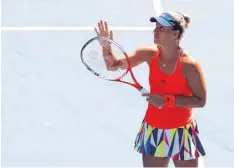  ?? Foto: afp ?? Angelique Kerber hatte bei den US Open keine Probleme, die zweite Runde zu erreichen.