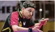  ??  ?? Linkshände­r wie Timo Boll können im Vorteil sein.