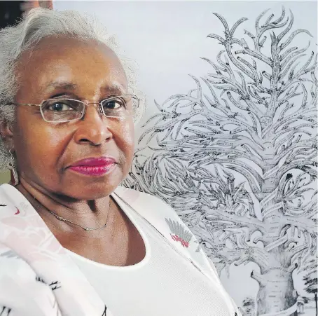  ?? DAN JANISSE ?? Seventy-year-old Elise Harding-Davis is a descendant of slaves in the U.S. who has learned she’s a distant blood relative of General Robert E. Lee, the commander of the Confederat­e Army during the American Civil War. Harding-Davis says Robert E. Lee...