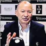  ??  ?? Eddie Jones was impressed by Scotland’s 1984 Grand Slam side